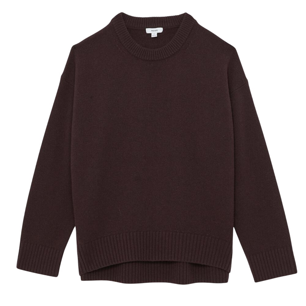 REISS Ella Wool-Cashmere Crew-Neck Jumper